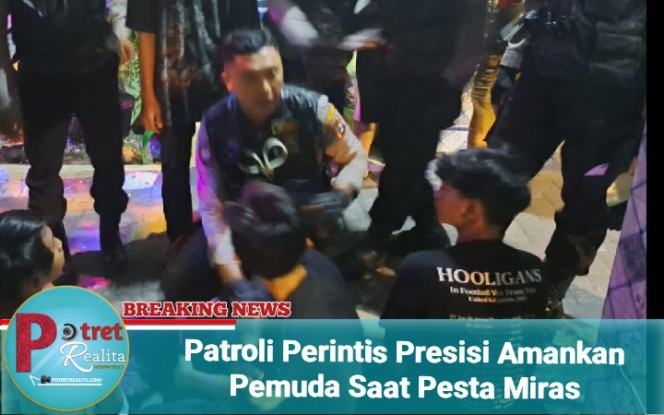 
 Patroli Perintis Presisi Amankan Pemuda Saat Pesta Miras