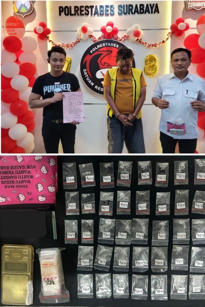
 Polisi Amankan 48 Poket Sabu Dari Tangan Tukang Parkir