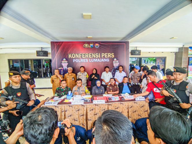 
 Pemkab Apresiasi Dan Dukung Polres Lumajang Berantas Peredaran Narkoba