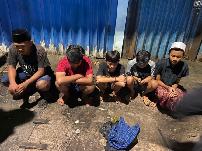 
 Patroli Perintis Presisi Polrestabes Amankan Remaja Hendak Perang Sarung
