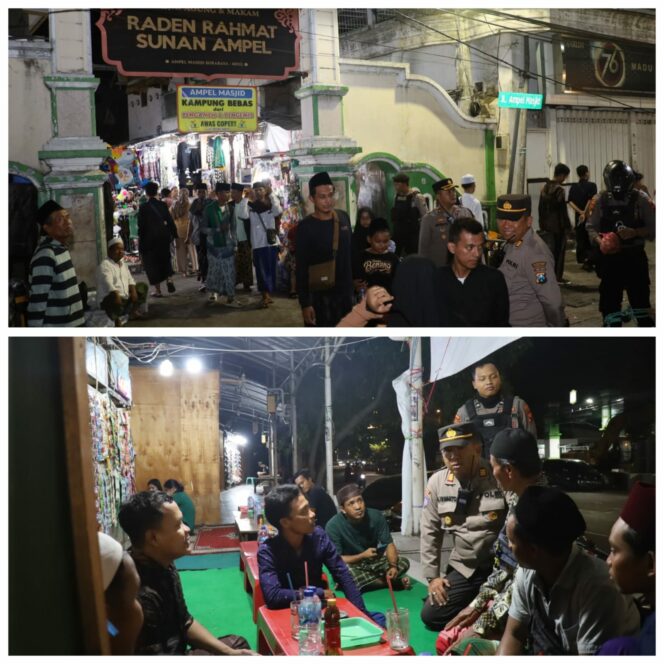 
 Harkamtibmas Long Weekend Polres Tanjung Perak Gelar Patroli di Beberapa Titik Rawan Kejahatan