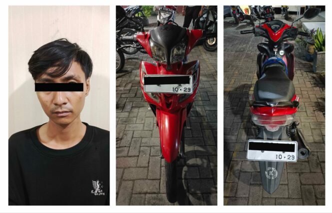 
 DPO Curanmor Milik TNI, Diamankan Polsek Pabean Cantikan