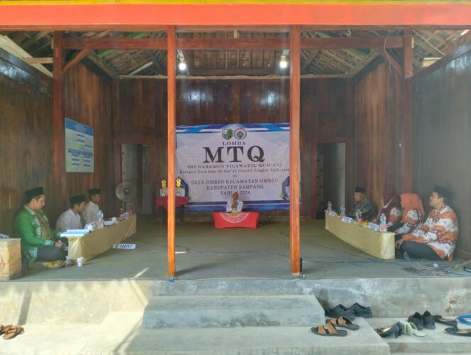 
 Kembangkan Bakat Tilawah dan Tartil Quran PJ Kades Omben Gelar MTQ Tingkat Desa
