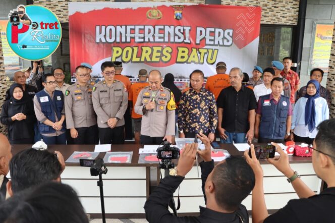 
 Polres Batu Berhasil Ungkap Kasus TPPO Modus Adopsi Bayi