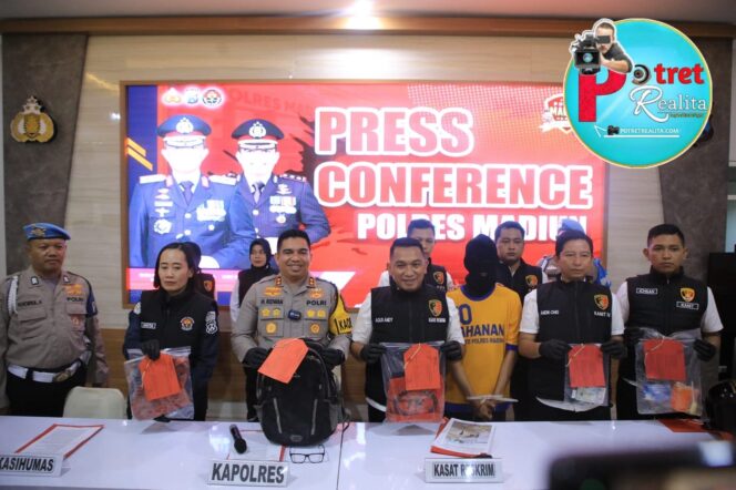 
 Polres Madiun Berhasil Ungkap Kasus Pembuangan Bayi Dua Tersangka Diamankan