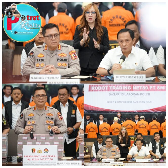 
 Dittipideksus Bareskrim Sita Miliaran Uang Hingga Aset Dari Kasus Net89