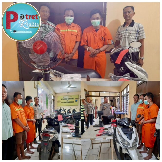
 Polsek Semampir Amankan Dua Pelaku Curas, Modus Minta Antar Pulang