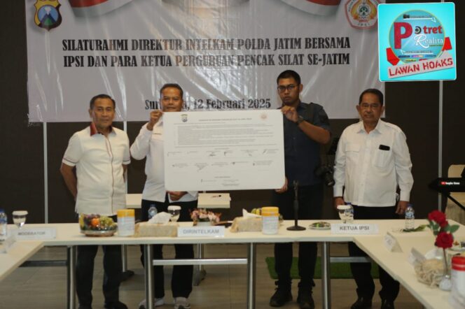 
 Polda Jatim dan Perguruan Pencak Silat Tanda Tangani Kesepakatan Jaga Kamtibmas
