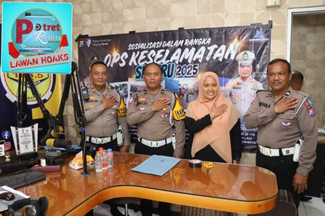 
 Gandeng Media Operasi Keselamatan Semeru 2025: Upaya Polres Pelabuhan Tanjung Perak Menekan Laka Lantas