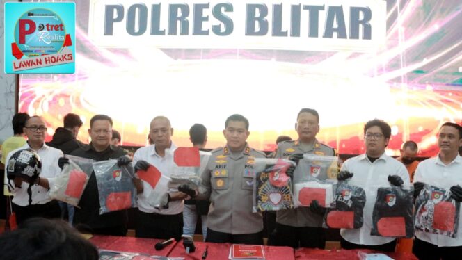 
 Polisi Amankan 11 Pesilat Diduga Pelaku Pengeroyokan di Blitar, 3 Orang Telah Ditetapkan Tersangka