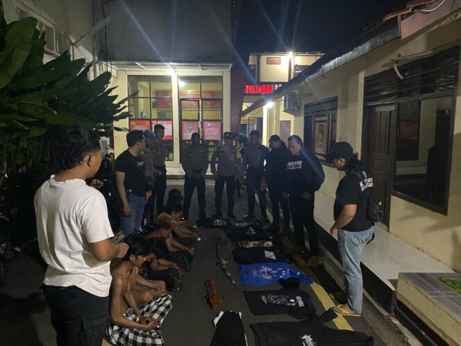 
 Berikan Rasa Aman Dan Nyaman Bagi Masyarakat, Satreskrim Polres Paskot Amankan 6 Pemuda Akan Perang Sarung