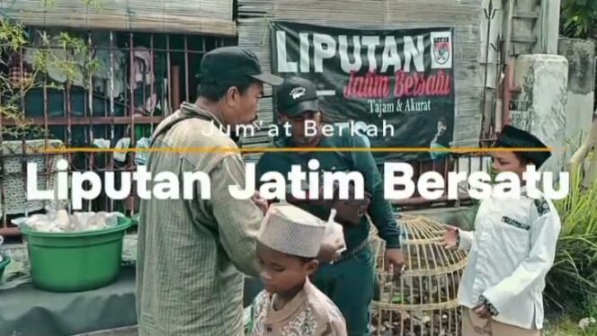 
 Jum’at Berkah, Media LiputanJatimBersatu Tebar 200 Nasi Kotak Gratis