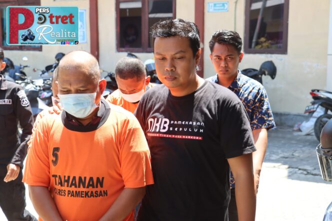 
 Polres Pamekasan Berhasil Amankan Tersangka Bandar dan Pengedar Narkoba di Madura