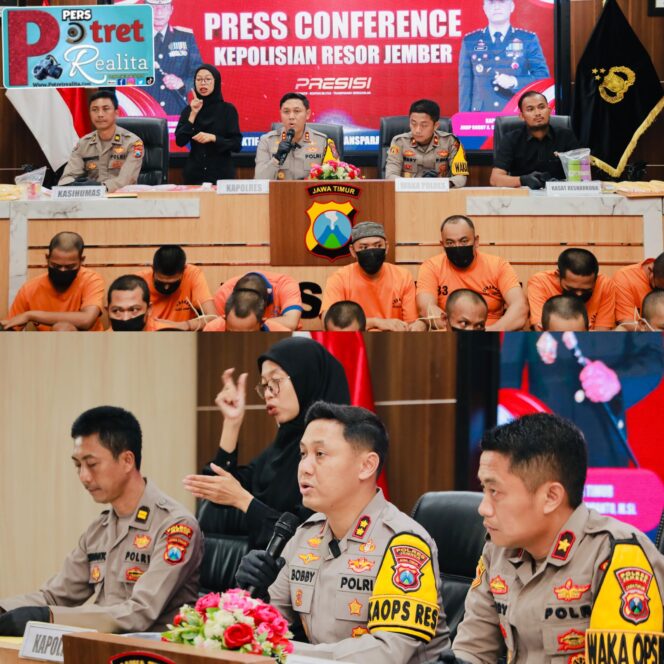 
 Tiga Pekan Polres Jember Berhasil Ungkap Narkoba 27 Tersangka Diamankan